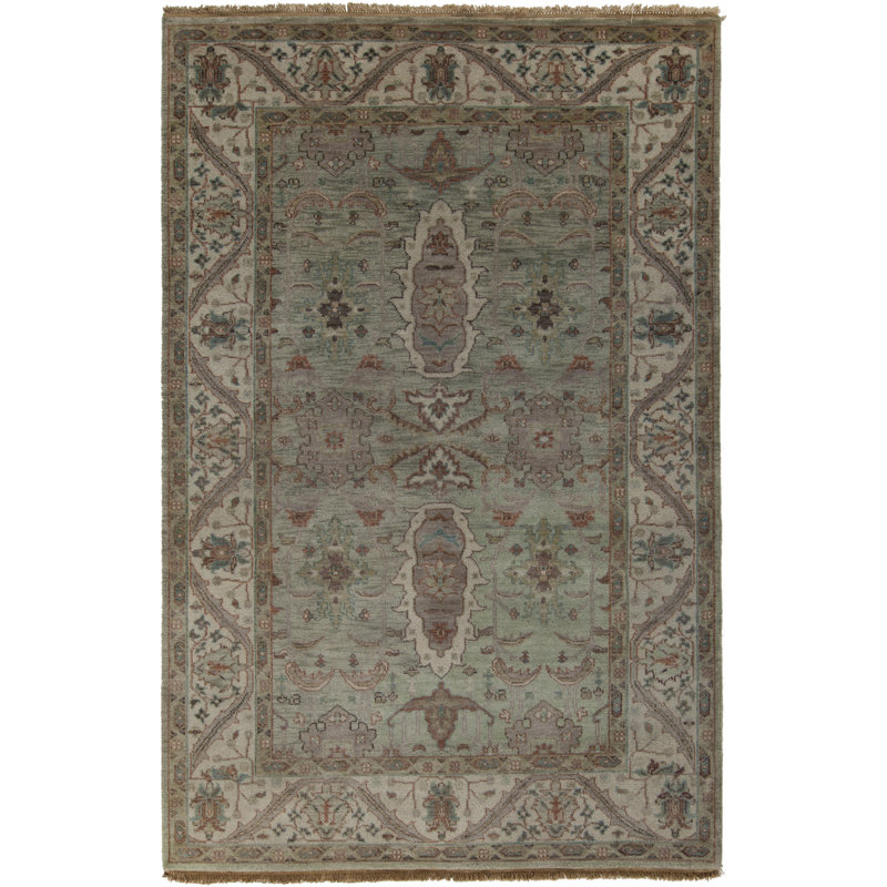 Ostrander Wool Oriental Indoor Rug, Rectangle 8' x 11'