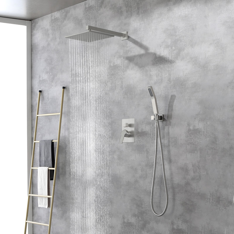 All-In-One Kit with Rough in-Valve, Brushed Nickel
