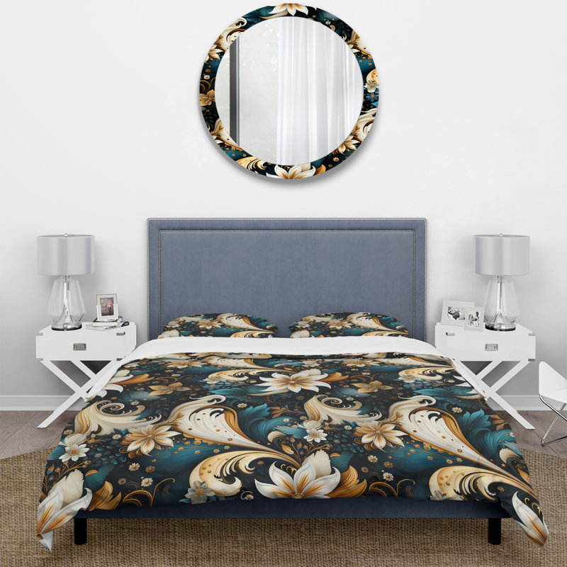 Ensemble de housse de couette à motif cachemire bohémien Paisley Earth Tones, Housse de couette pour très grand lit et 2 très