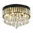 Dameion 6-Light Crystal Ceiling Lamp Flush Mount