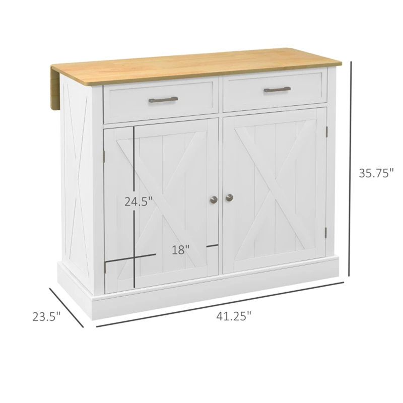 Armoire de rangement pour vestibule, îlot de cuisine, armoire pour la maison, White