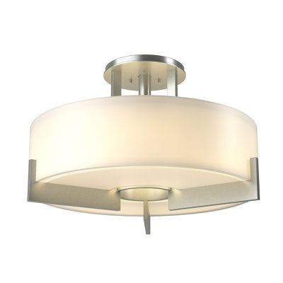 Plafonnier semi-encastré cylindrique à 3 lumières Axis