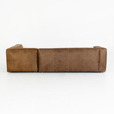 Strom 120" Leather Sectional