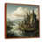 Brown Floater Framed Canvas