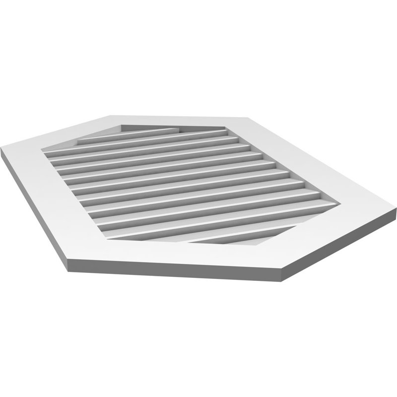 Pente verticale verticale en uréthane 6 pi, 40" H x 26" W x 1" D