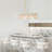 5 - Light Dimmable Modern Linear Chandelier