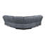 Velvet Reclining Curved Sectional Symmetrical-248631026