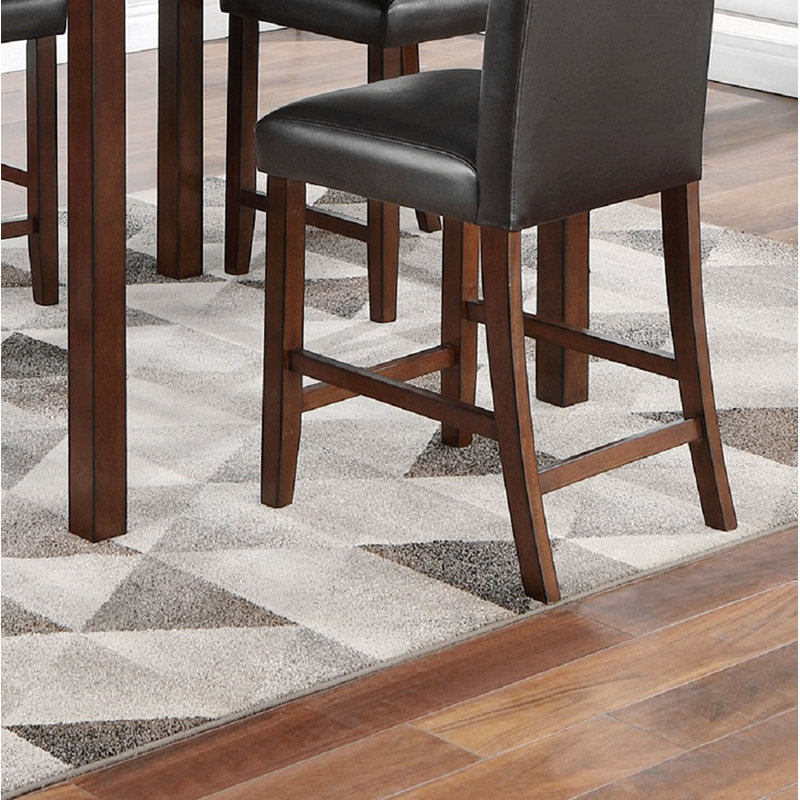 Giuseppa 5-Pcs Counter Height Dining Set, Espresso, Brown