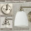 Éclairage pour meuble-lavabo transitionnel en forme de cloche fabriqué à la main-1662781845-1662781850