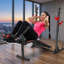 Banc de musculation professionnel réglable avec support à squat - Station de musculation multifonctionnelle