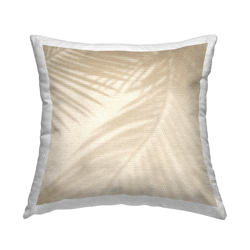 Housse et insert de coussin décoratif carré en polyester pour l'intérieur et l'extérieur