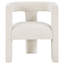 Verda White Upholstered Accent Side Chair