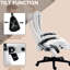 Fauteuil de bureau 6 points vibrant et chauffant. Blanc crème. Coussin inclinable. Siège réglable de 17,75 po à 21,75 po. Chaise Everlast Comfort Option de chauffage. . Sans limite
