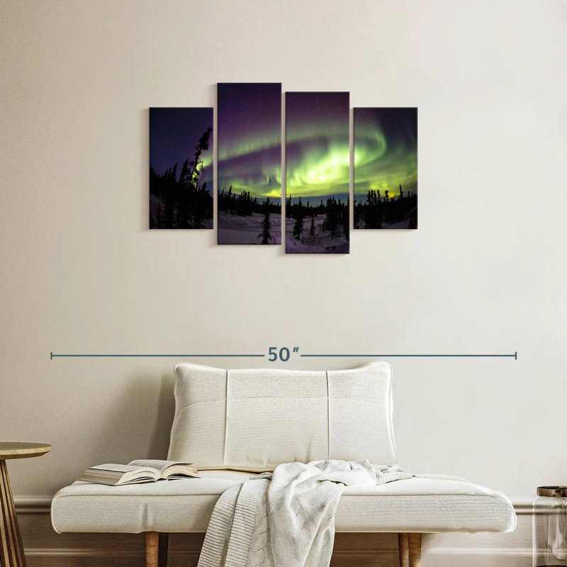 Aurore hivernale Alvord Fairbanks, H 22 po x l 36 po