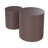 Weitzman Faux Wood Round Nesting Side Tables