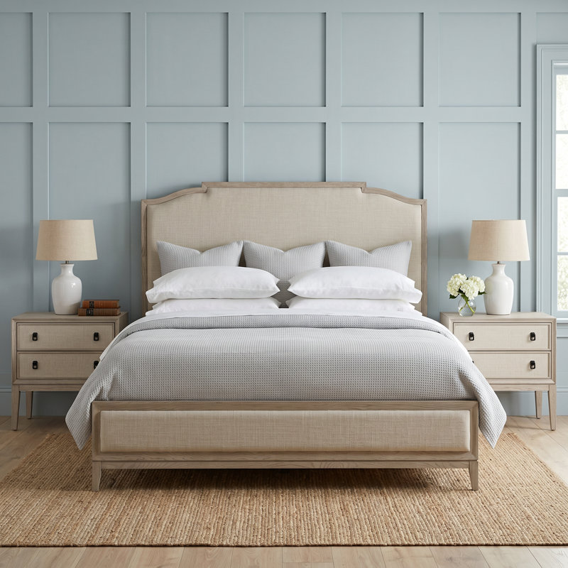 Ensemble de chambre avec très grand lit 3 pièces Coaslesce, Trois pièces : lit et deux tables de chevet, Très grand lit