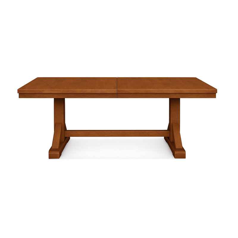 Hues Solid Wood Dining Table, Havana
