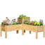 Boîte à fleurs surélevée en bois