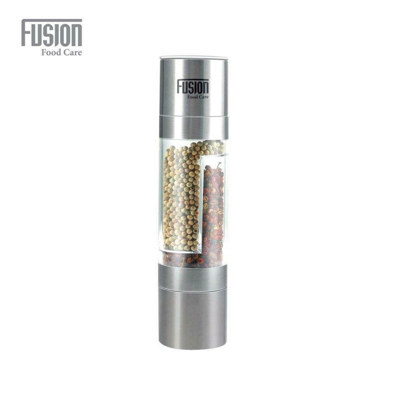 Brand No Power Source Required / Manual Two -in-1 Salt & Pepper Combination Mill