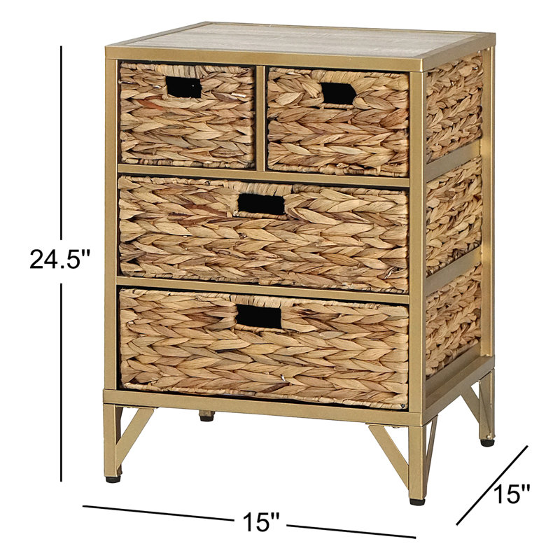 Pensacola 4 - Drawer End Table, Natural