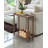 New Ridge Home Goods Harrison Narrow Side End Tables With Shelf, Set Of 2-305861046