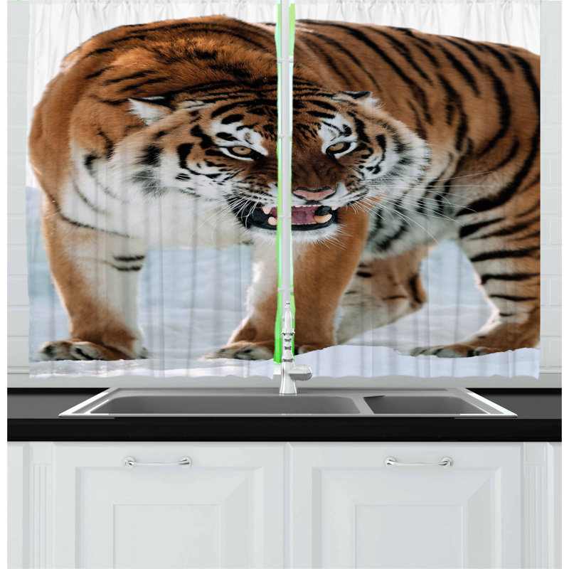 Pointed Kitchen Curtain
