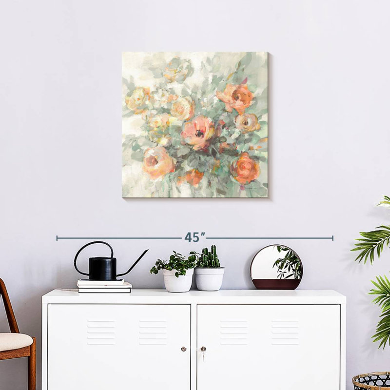 Ode To Spring Sage, 24" H x 24" W