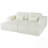 Corduroy Double Sofa Bed With 2 Pillows-1582058056