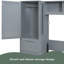 Lit escamotable double avec placard et tiroirs-852972791