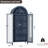 63'' Tall Arched Bookcase with 2 Large Glass Doors, Farmhouse 5 Tier Pantry Storage Cabinet with Adjustable Shelf, for Living Room, Dining, Kitchen, Blue-1490512793
