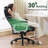 Kundra Ergonomic Office Chair 500lbs, Heavy Duty High Back PU Leather Desk Chair, Adjustable Height Rolling Wheels Computer Chair for Home Office Work (Black)