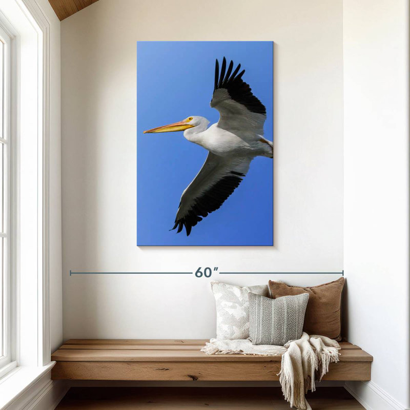 Brampt Pelican In The Sky, 45" H x 30" W
