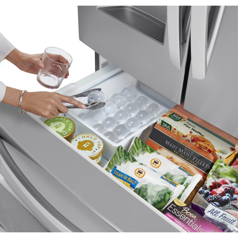 LG 36" French Door Refrigerator 28 cu. ft. Smart Refrigerator, Stainless Steel