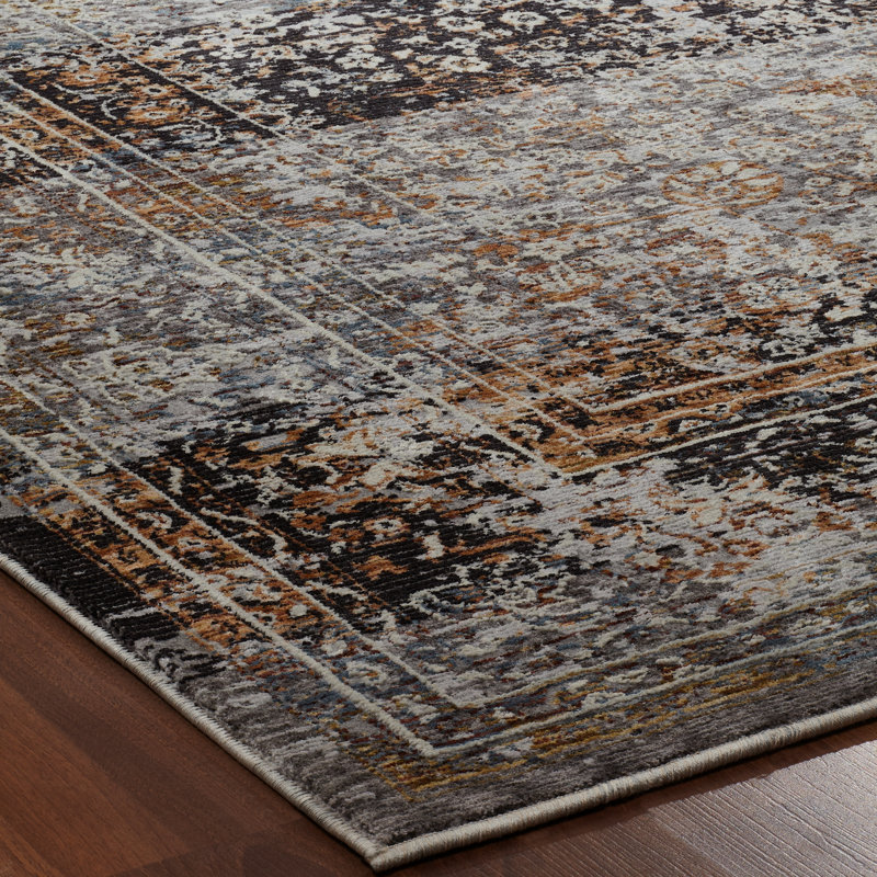 Hemet Oriental Indoor Rug, Round 7'9"
