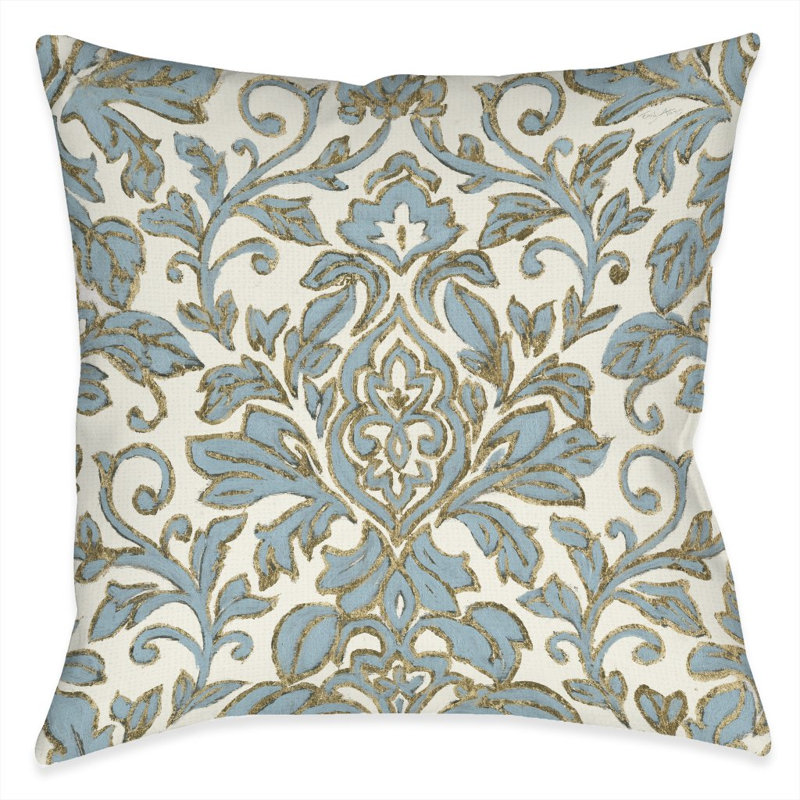 Coussin décoratif antique damassé d'intérieur, Non