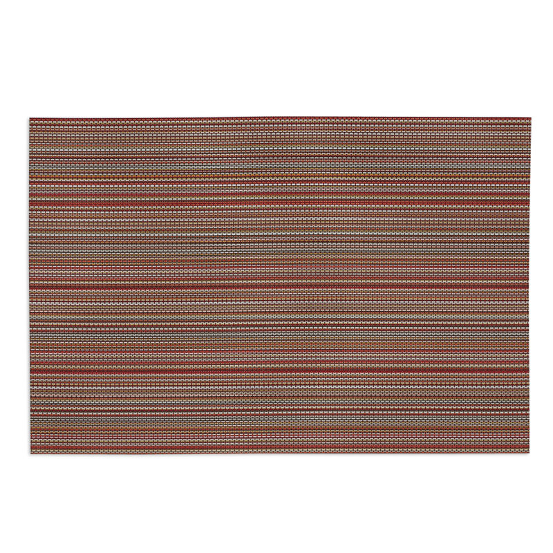 Willams Vinyl Striped Rectangle Placemat