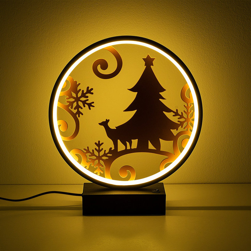 Lampe globe 100% métal Vernee, Cuivre noir