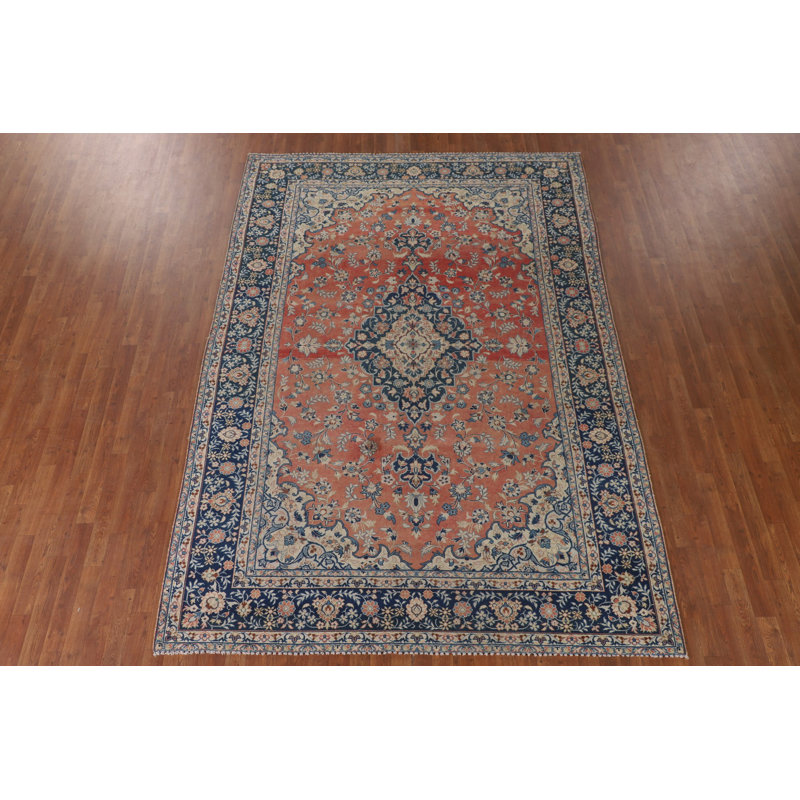 Distressed Area Rug 7x10