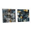 Fontayne - Ensemble de 2 reproductions d'art abstraites en acrylique sur verre-103932341