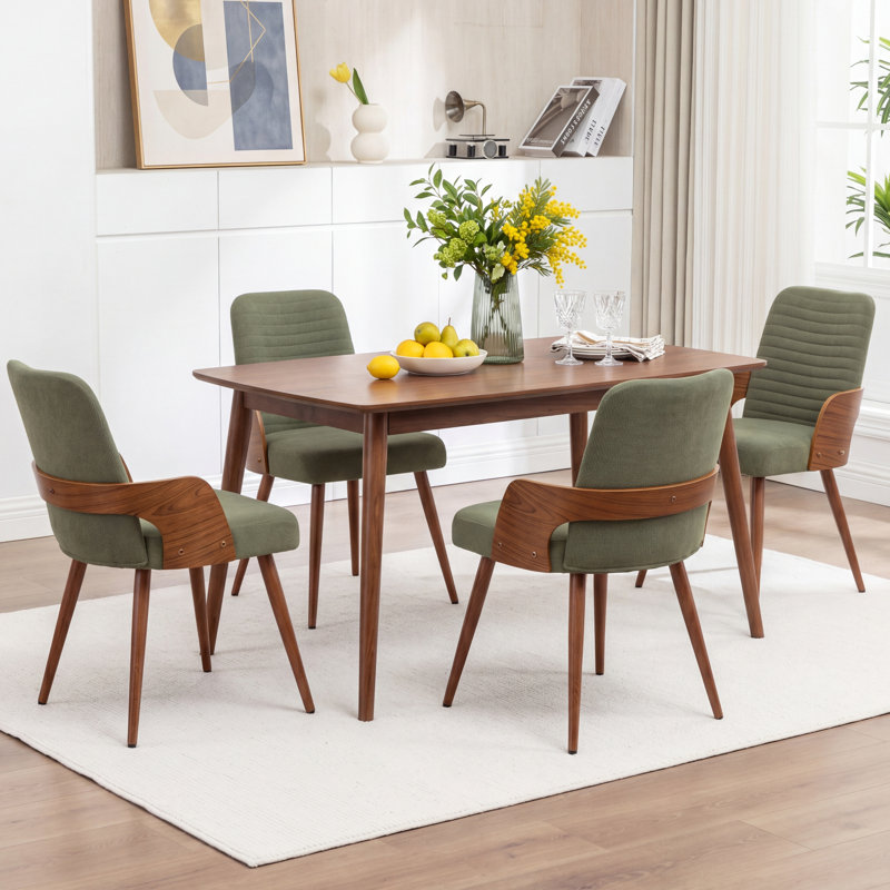 Ensemble de 4 chaises de salle à manger rembourrées Jamieson