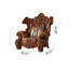 Fauteuil en cuir de vache American