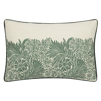 Marigold Floral Rectangular Throw Pillow Cover