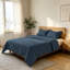 Ensemble de housse de couette 100% lin Clara avec taies décoratives Clara-130967599-130967602