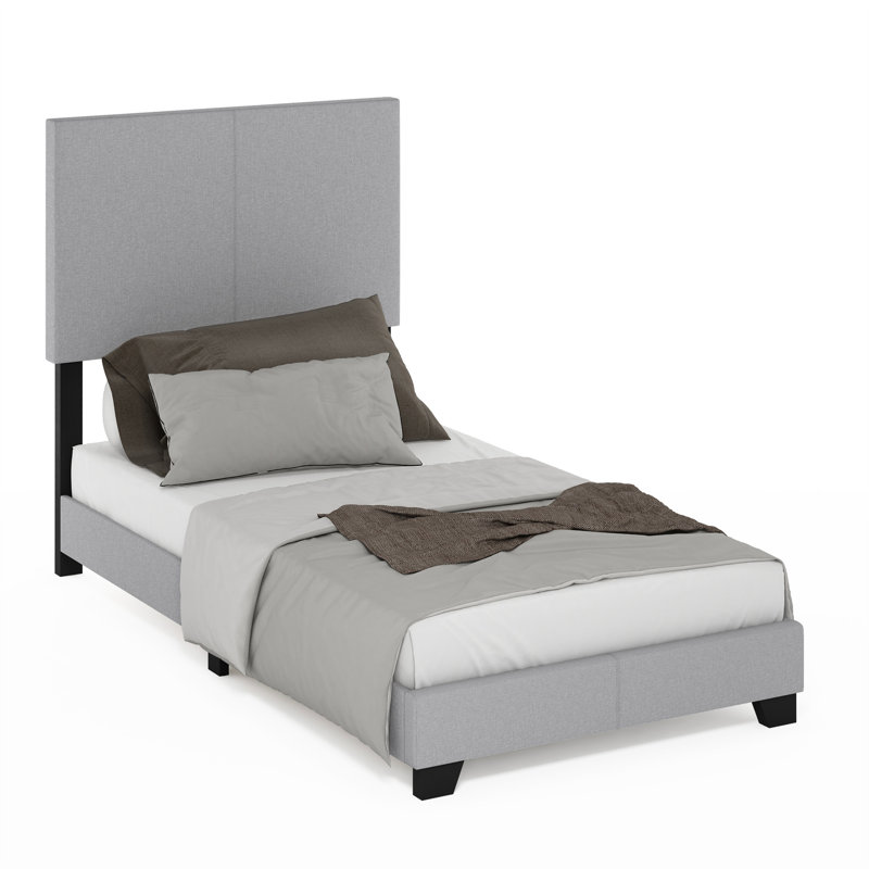 Thionville Upholstered Standard Bed, Twin, Glacier