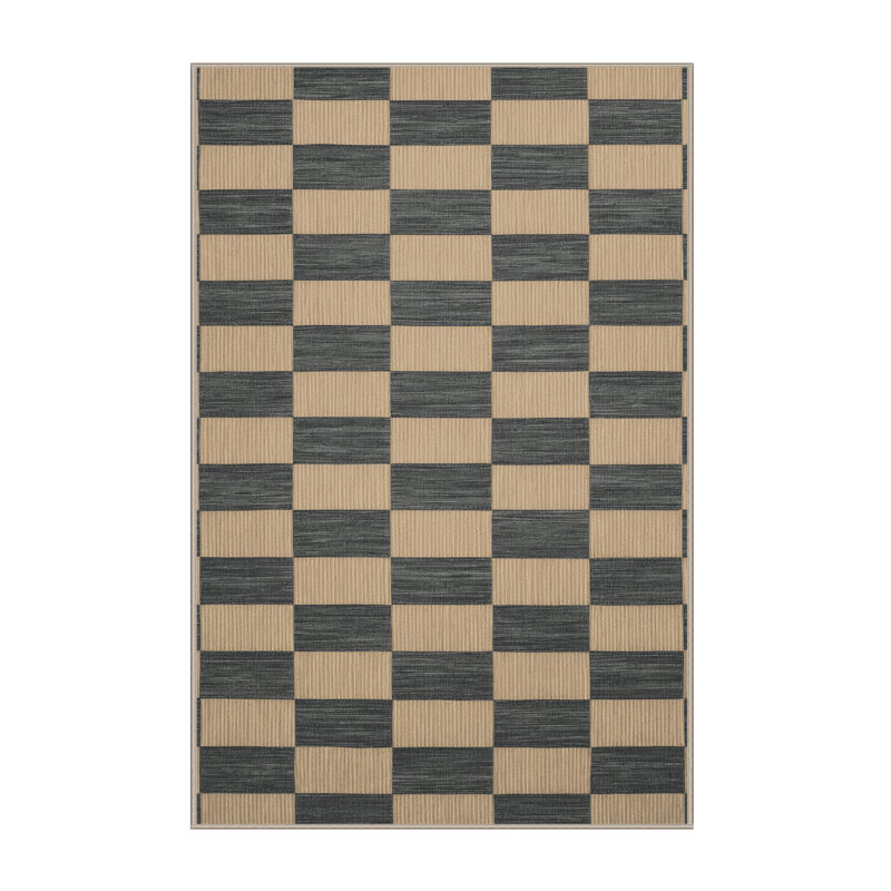 Tapis botanique brun lavable à la machine, Tapis de couloir 2 pi x 4 pi