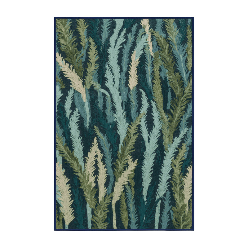  Tapis bord de mer lavable, Rectangle 7 pi x 9 pi