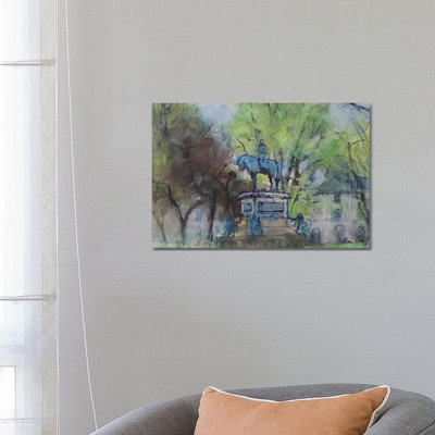 Charlotte Square, Edinburgh by Ann Oram - No Frame Gallery-Wrapped Canvas Giclée on Canvas