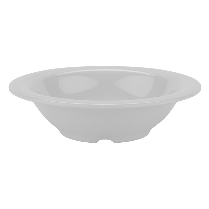 Bol à fruits / à dessert étroit en mélamine GET B-127-DW, 12 onces, blanc (ensemble de 12)