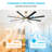 Osaze Ceiling Fan with LED Lights-91062118-91132635