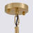 Friedhardt Dimmable  Drum Chandelier with Textured Glass, Gold Modern Lighting for Kitchen Island or Dining Room-1819329650-1819329651